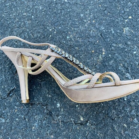 Nine West heeled sandals size 7.5 - Picture 3 of 13